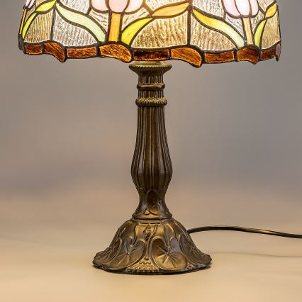 Brilagi - lampa stołowa witrażowa Tiffany LORAS 1xE27/40W/230V