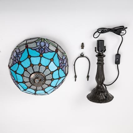 Brilagi - lampa stołowa witrażowa Tiffany LORAS 1xE27/40W/230V