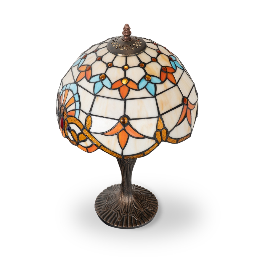 Brilagi - Lampa stołowa witrażowa Tiffany MIRABELLA 1xE27/60W/230V