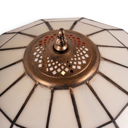 Brilagi - Lampa stołowa witrażowa Tiffany SIENNA 2xE27/60W/230V
