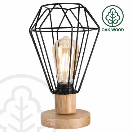 Brilagi - Lampa stołowa WOODY BASKET 1xE27/60W/230V dąb