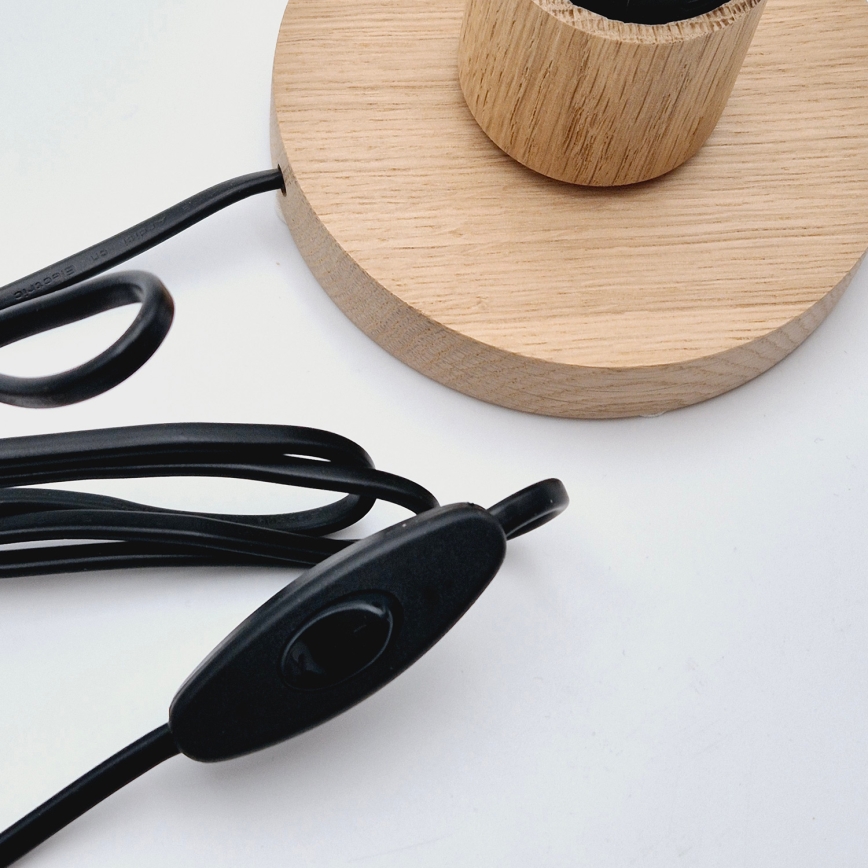 Brilagi - Lampa stołowa WOODY BASKET 1xE27/60W/230V dąb