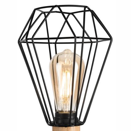 Brilagi - Lampa stołowa WOODY BASKET 1xE27/60W/230V dąb