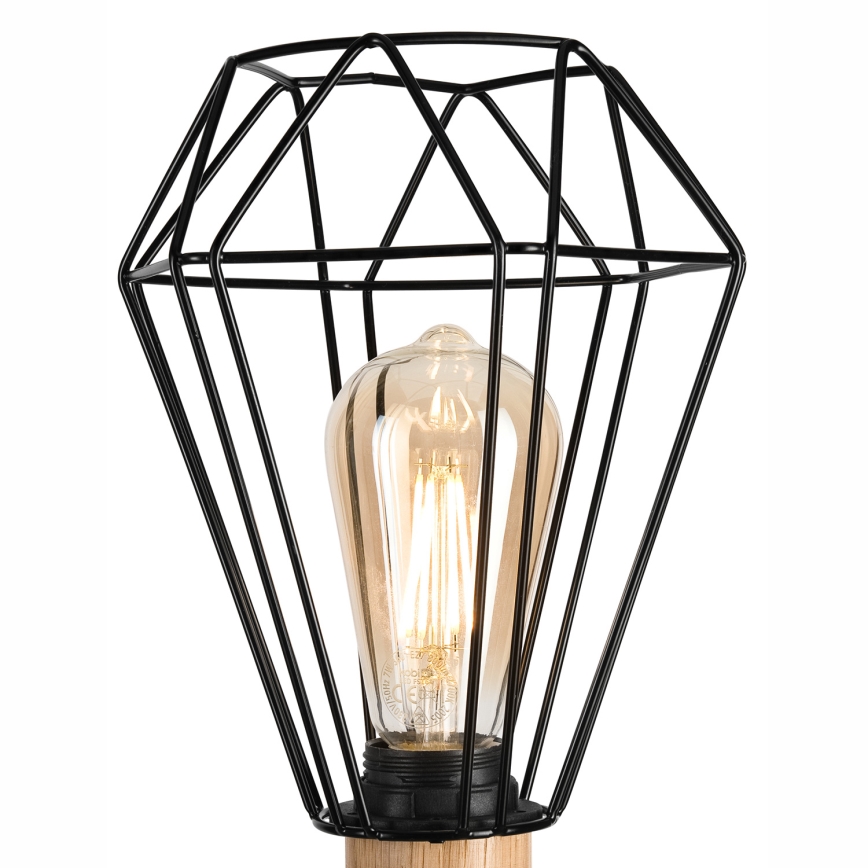 Brilagi - Lampa stołowa WOODY BASKET 1xE27/60W/230V dąb