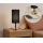Brilagi - Lampa stołowa z portem USB TABLON 1xE27/25W/230V dąb/czarny