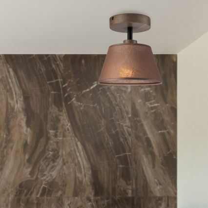 Brilagi - LED Lampa sufitowa ANTHONY 1xE14/60W/230V dąb orzech/ brązowy