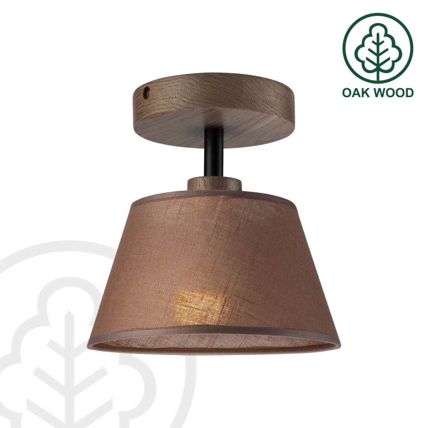 Brilagi - LED Lampa sufitowa ANTHONY 1xE14/60W/230V dąb orzech/ brązowy