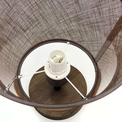 Brilagi - LED Lampa sufitowa ANTHONY 1xE14/60W/230V dąb orzech/ brązowy