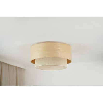 Brilagi - Lampa sufitowa ARIZONA BOHO 1xE27/15W/230V śr. 45 cm beżowa