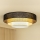 Brilagi - Lampa sufitowa ASPEN LUNETA LED/12W/230V śr. 60 cm 3000K/4000K/6400K czarna/beżowa/kremowa