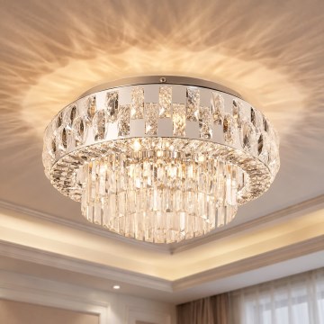 BRILAGI - Lampa sufitowa AURELIA 5xE14/40W/230V o średnicy 50 cm, chrom błyszczący