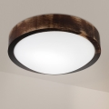 Brilagi - Lampa sufitowa CARVALHO SLIM SMOKEY 1xE27/60W/230V dąb śr. 27,5 cm
