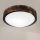 Brilagi - Lampa sufitowa CARVALHO SLIM SMOKEY 1xE27/60W/230V dąb śr. 27,5 cm