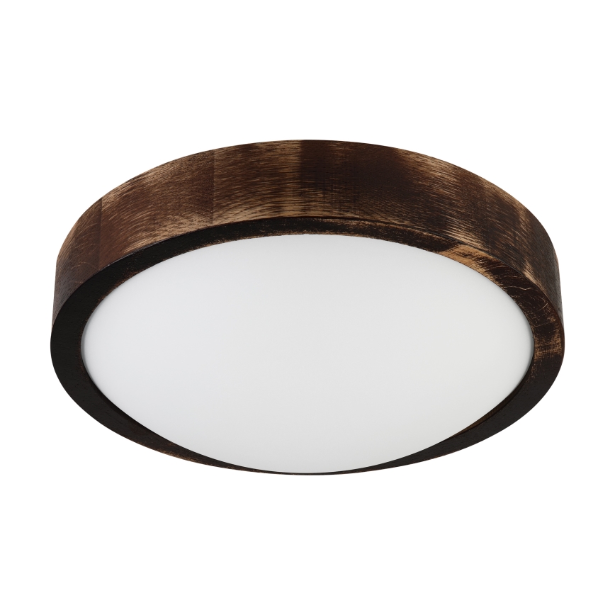 Brilagi - Lampa sufitowa CARVALHO SLIM SMOKEY 1xE27/60W/230V dąb śr. 27,5 cm