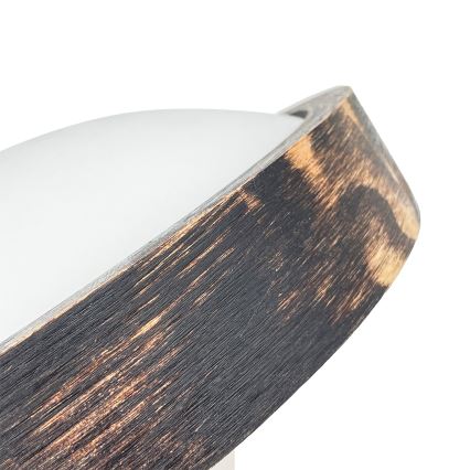 Brilagi - Lampa sufitowa CARVALHO SLIM SMOKEY 1xE27/60W/230V dąb śr. 27,5 cm