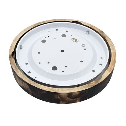 Brilagi - Lampa sufitowa CARVALHO SLIM SMOKEY 1xE27/60W/230V dąb śr. 27,5 cm