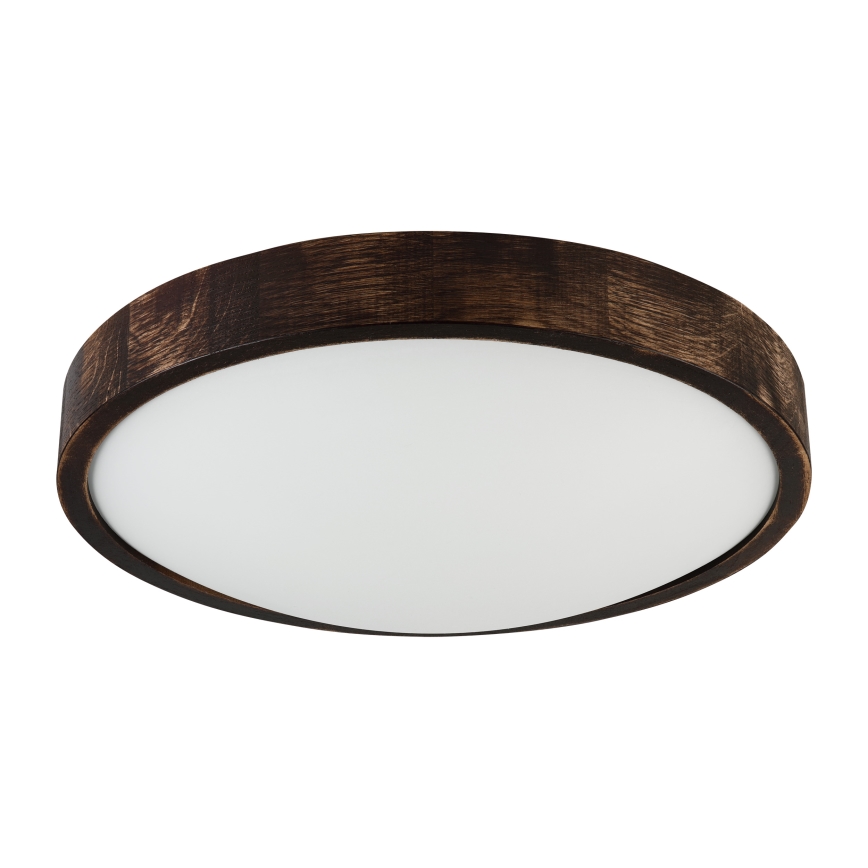 Brilagi - Lampa sufitowa CARVALHO SLIM SMOKEY 2xE27/60W/230V dąb śr. 37,5 cm