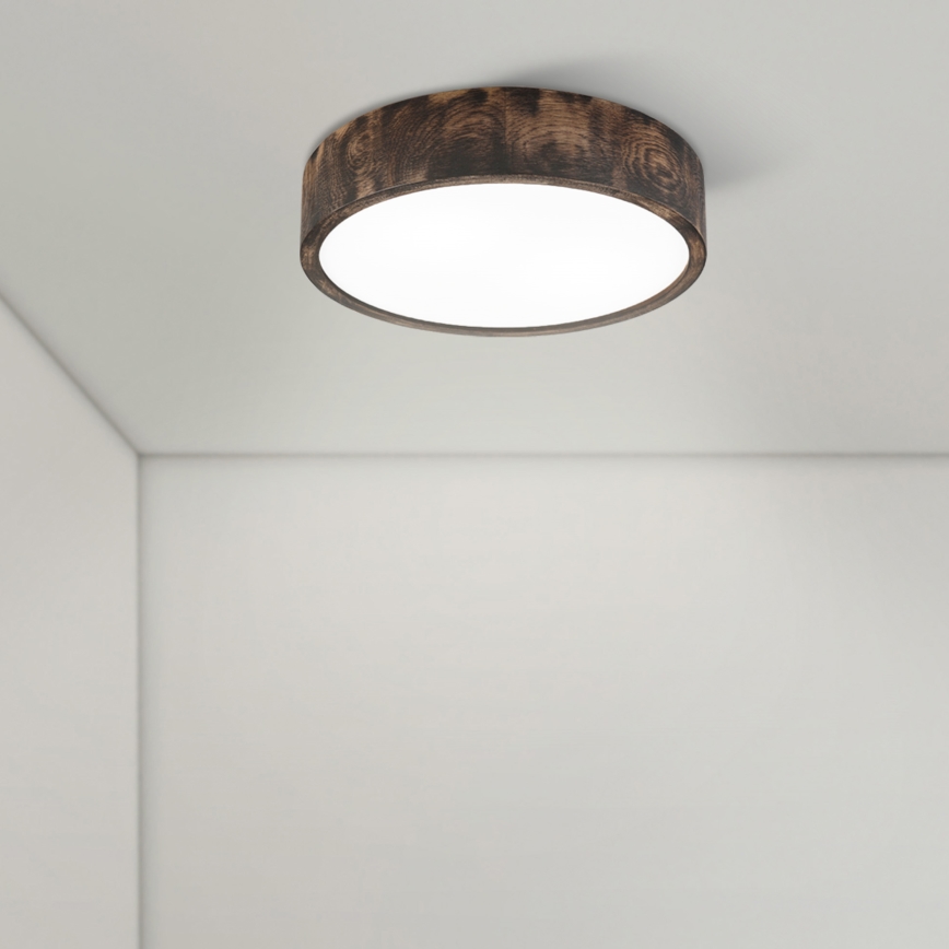 Brilagi - Lampa sufitowa CARVALHO SMOKEY 2xE27/60W/230V dąb śr. 37,5 cm