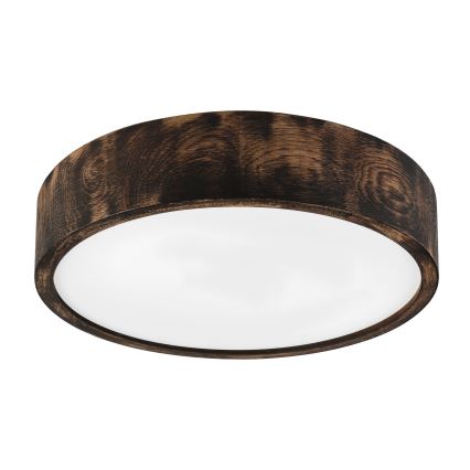 Brilagi - Lampa sufitowa CARVALHO SMOKEY 2xE27/60W/230V dąb śr. 37,5 cm