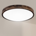 Brilagi - Lampa sufitowa CARVALHO SMOKEY 3xE27/15W/230V dąb śr. 47,5 cm