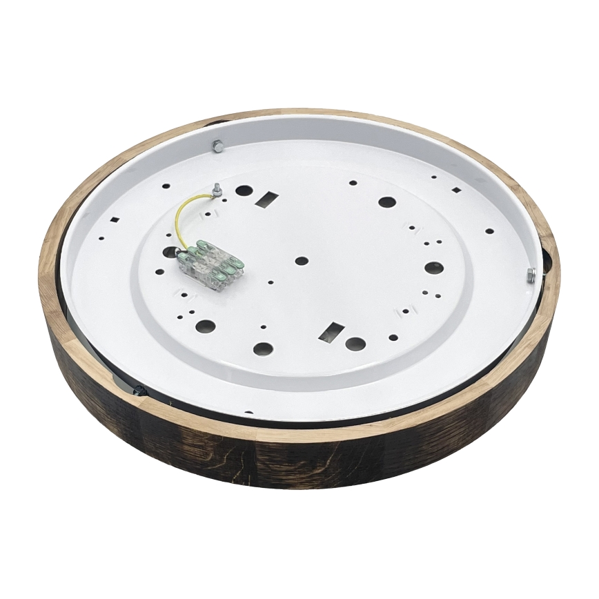 Brilagi - Lampa sufitowa CARVALHO SMOKEY 3xE27/15W/230V dąb śr. 47,5 cm