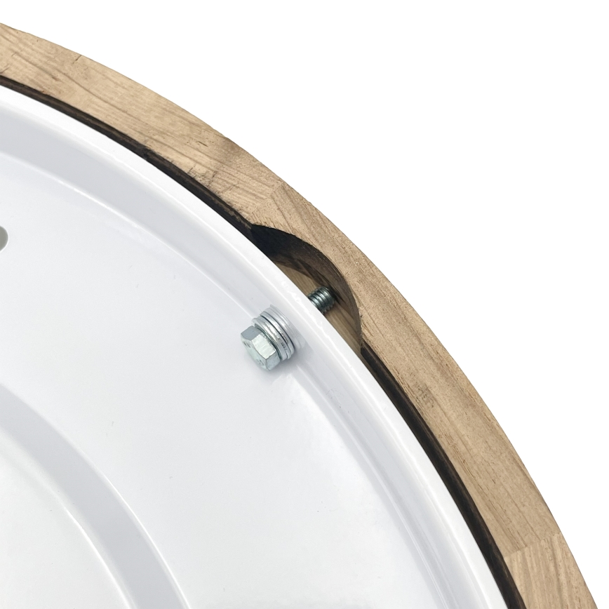 Brilagi - Lampa sufitowa CARVALHO SMOKEY 3xE27/60W/230V dąb śr. 47,5 cm