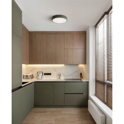 Brilagi - Lampa sufitowa CLARE 1xE27/40W/230V, średnica 20 cm, khaki