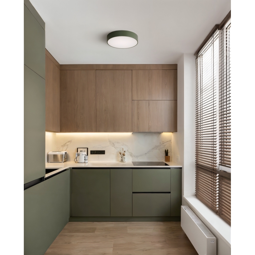 Brilagi - Lampa sufitowa CLARE 1xE27/40W/230V, średnica 20 cm, khaki