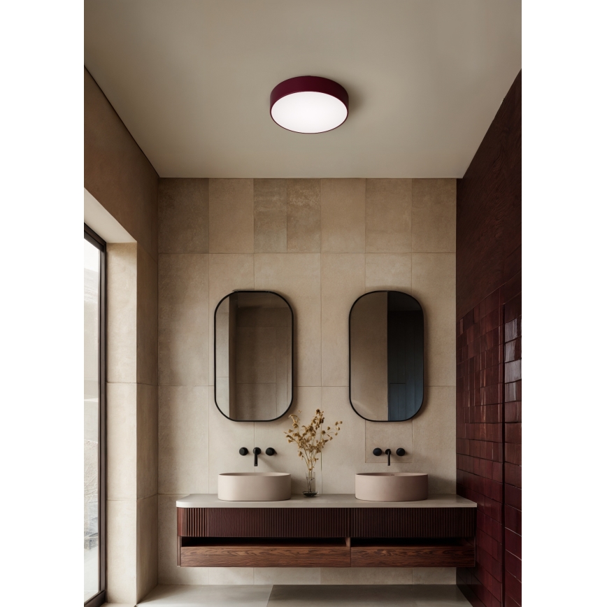 Brilagi - Lampa sufitowa CLARE 2xE27/24W/230V, średnica 30 cm, bordowa