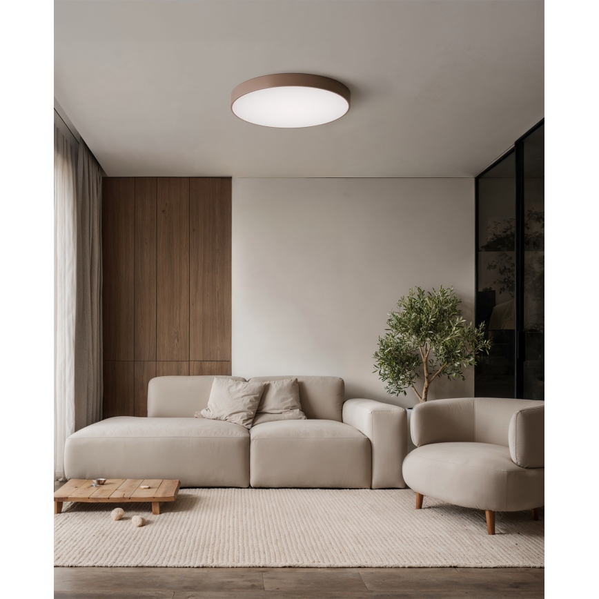 Brilagi - Lampa sufitowa CLARE 4xE27/24W/230V, średnica 50 cm, brązowa