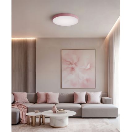 Brilagi - Lampa sufitowa CLARE 4xE27/24W/230V Ø 50 cm różowa