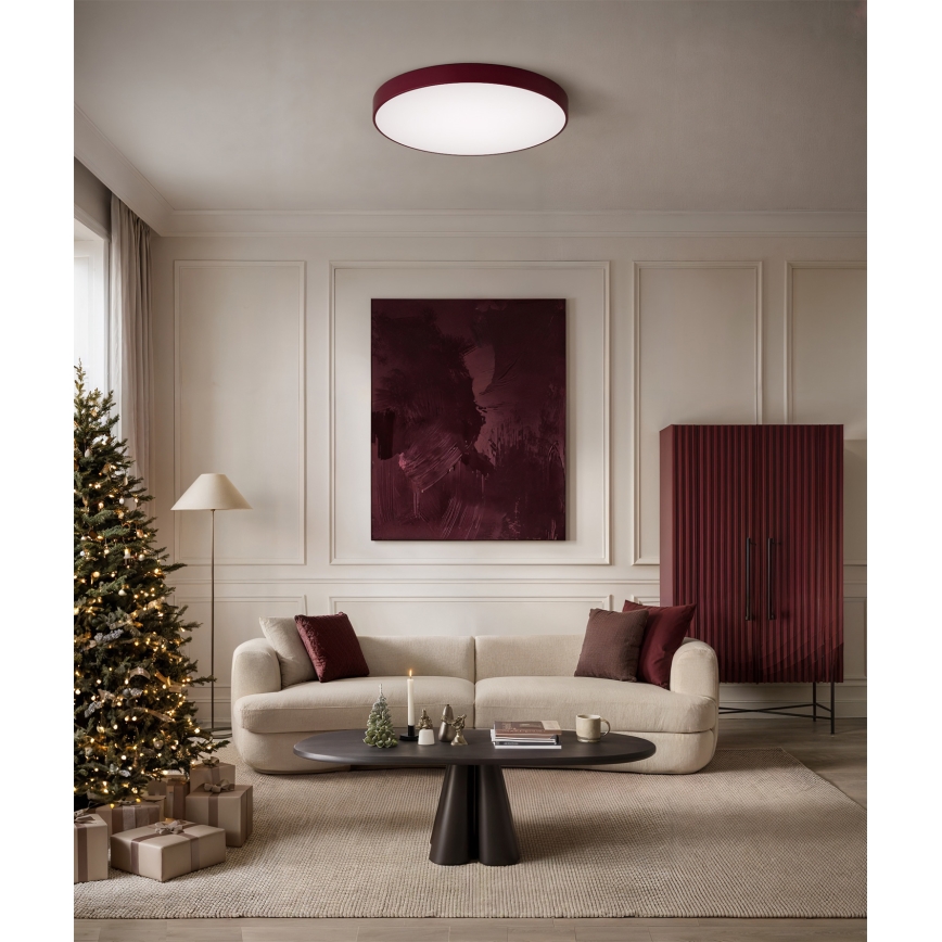 Brilagi - Lampa sufitowa CLARE 4xE27/40W/230V śr. 50 cm bordowa