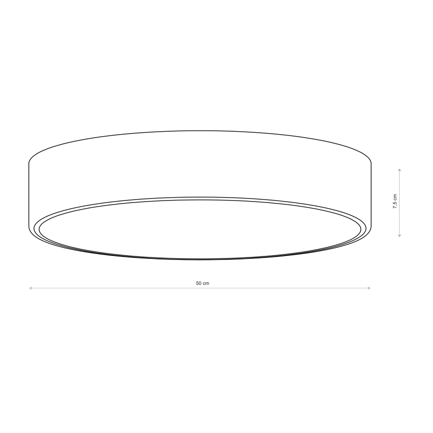 Brilagi - Lampa sufitowa CLARE 4xE27/40W/230V śr. 50 cm bordowa