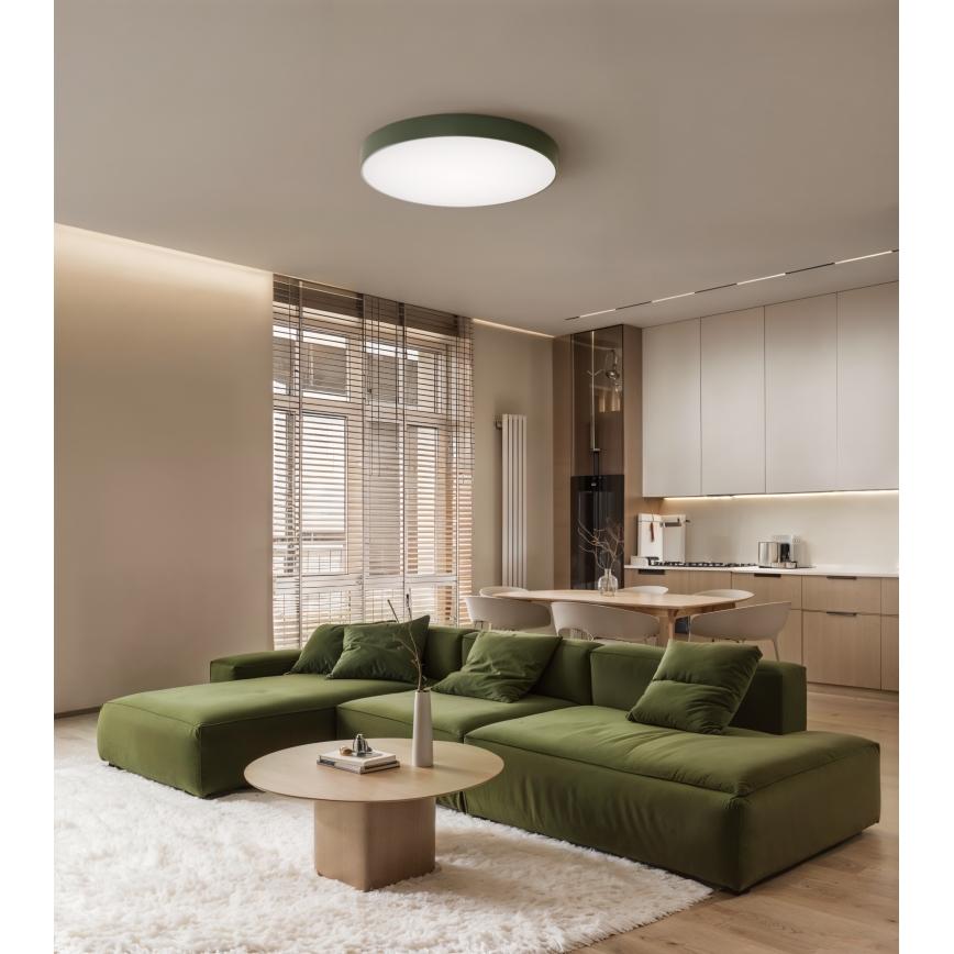 Brilagi - Lampa sufitowa CLARE 4xE27/40W/230V śr. 50 cm khaki