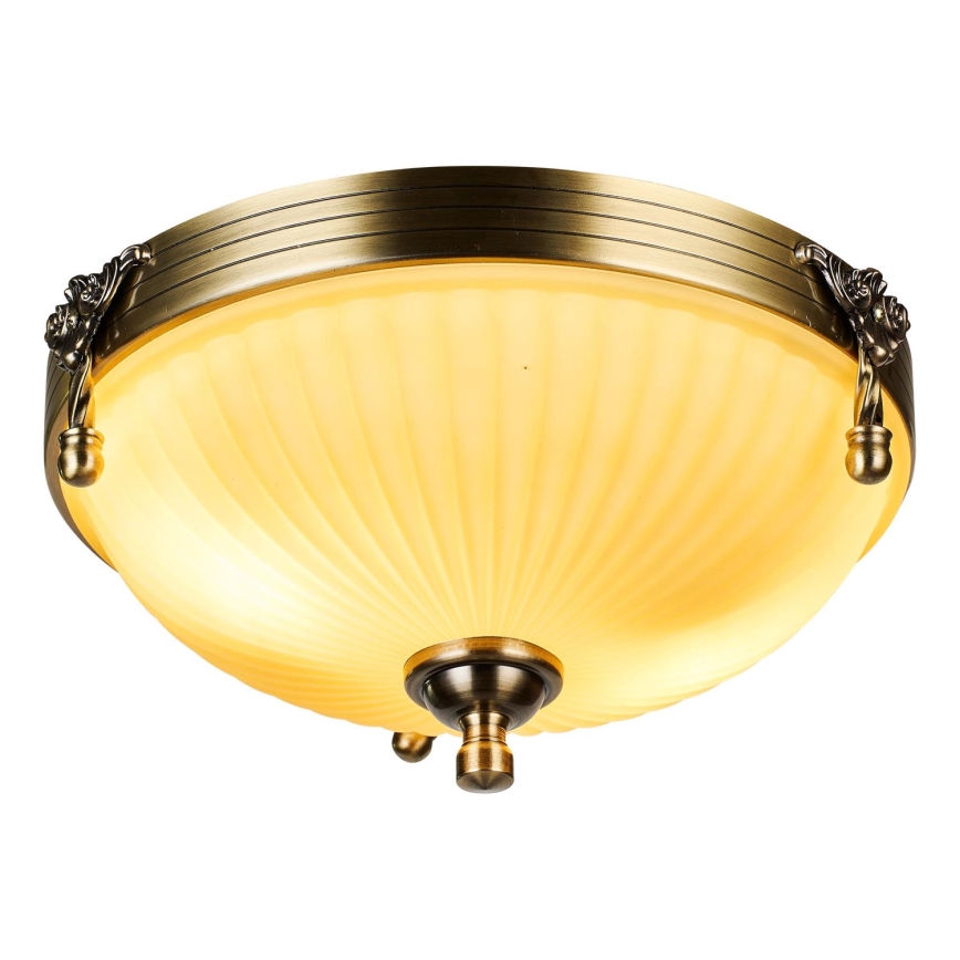 Brilagi - Lampa sufitowa CLASSIC 2xE27/60W/230V mosiądz