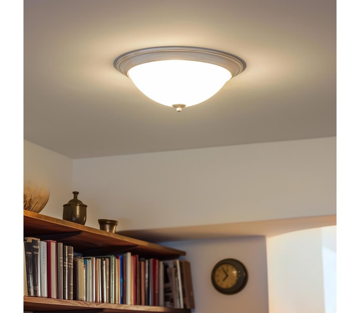 Brilagi - Lampa sufitowa CLASSIC 3xE27/60W/230V kremowa/patyna