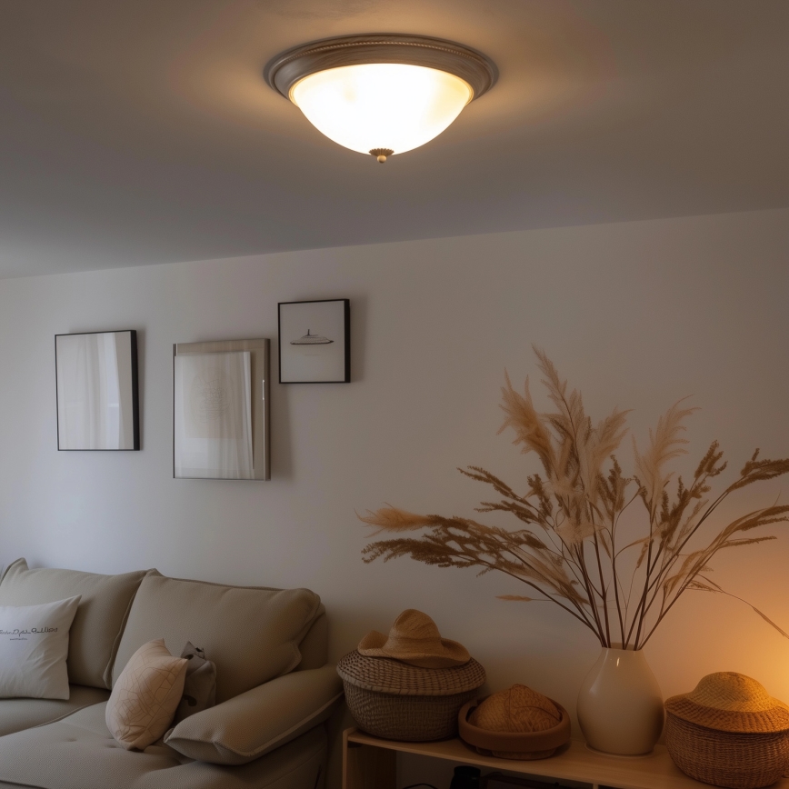 Brilagi - Lampa sufitowa CLASSIC 3xE27/60W/230V kremowa/patyna