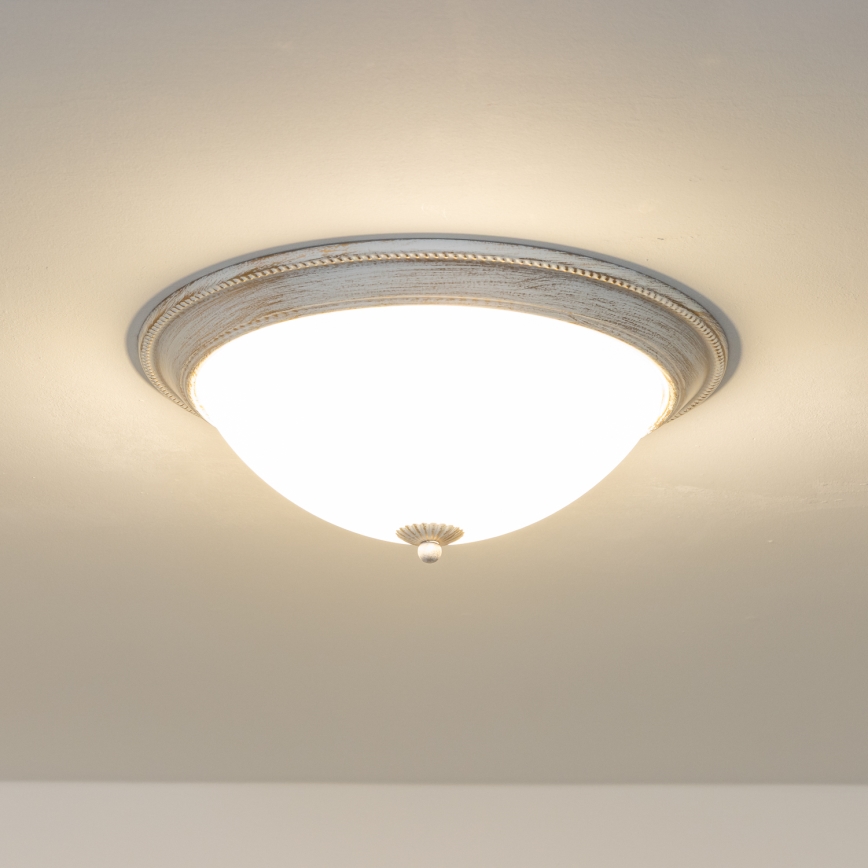 Brilagi - Lampa sufitowa CLASSIC 3xE27/60W/230V kremowa/patyna