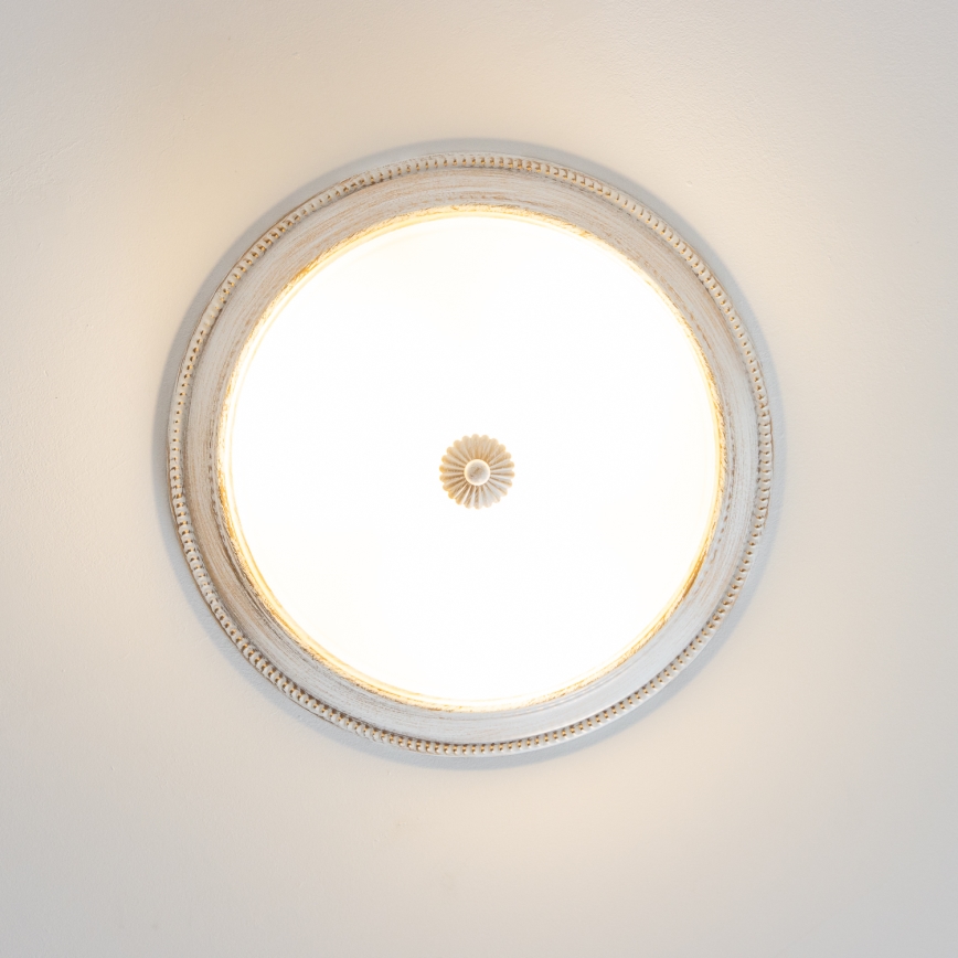 Brilagi - Lampa sufitowa CLASSIC 3xE27/60W/230V kremowa/patyna