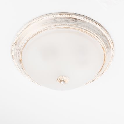 Brilagi - Lampa sufitowa CLASSIC 3xE27/60W/230V kremowa/patyna