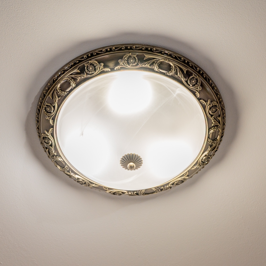 BRILAGI - Lampa sufitowa CLASSIC 3xE27/60W/230V mosiądz