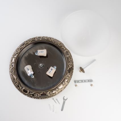 BRILAGI - Lampa sufitowa CLASSIC 3xE27/60W/230V mosiądz