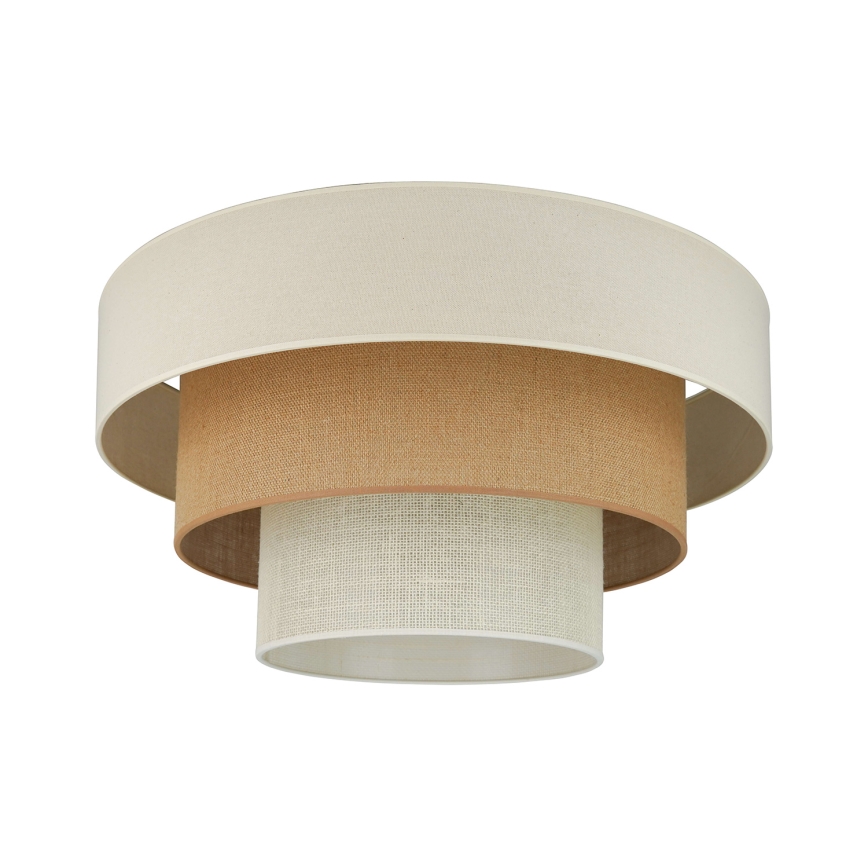 Brilagi - Lampa sufitowa DENVER LUNETA 1xE27/15W/230V śr. 45 cm beżowy/brązowy/kremowy