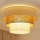 Brilagi - Lampa sufitowa DENVER LUNETA 1xE27/15W/230V śr. 45 cm beżowy/brązowy/kremowy