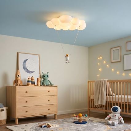 Brilagi - Lampa sufitowa dla dzieci ASTRO LED/77W/230V biała