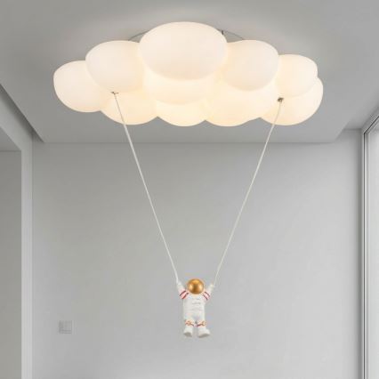 Brilagi - Lampa sufitowa dla dzieci ASTRO LED/77W/230V biała