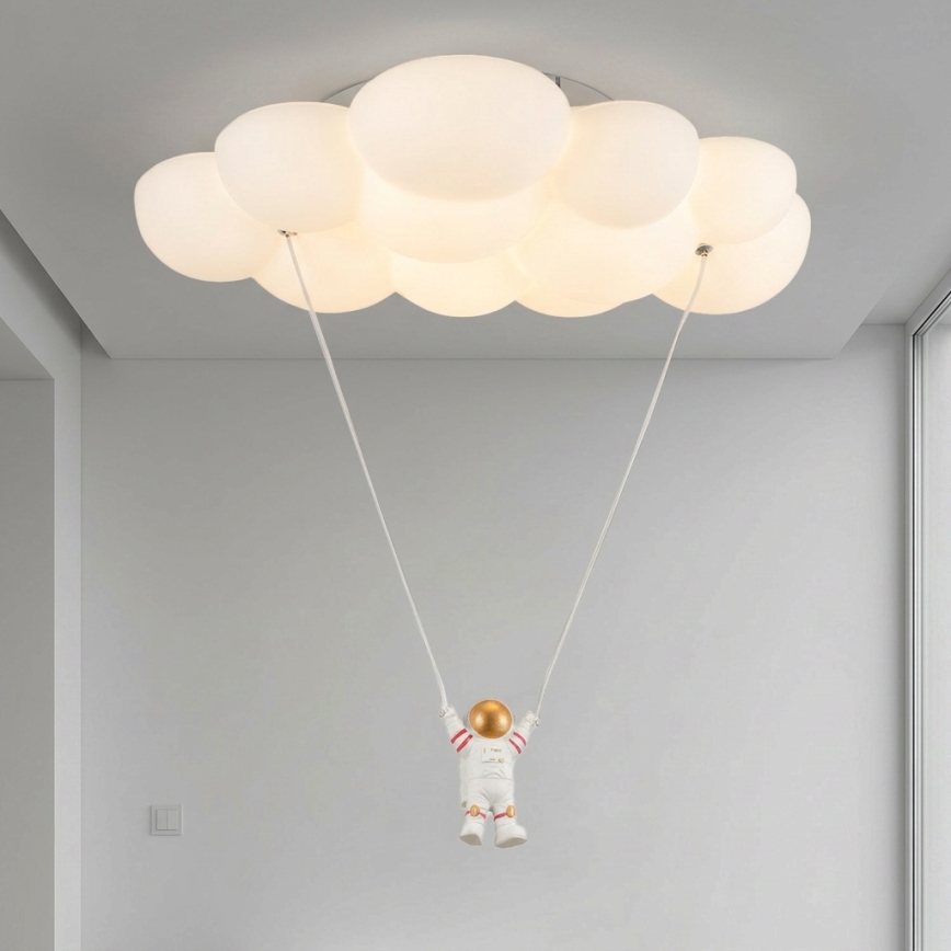 Brilagi - Lampa sufitowa dla dzieci ASTRO LED/77W/230V biała