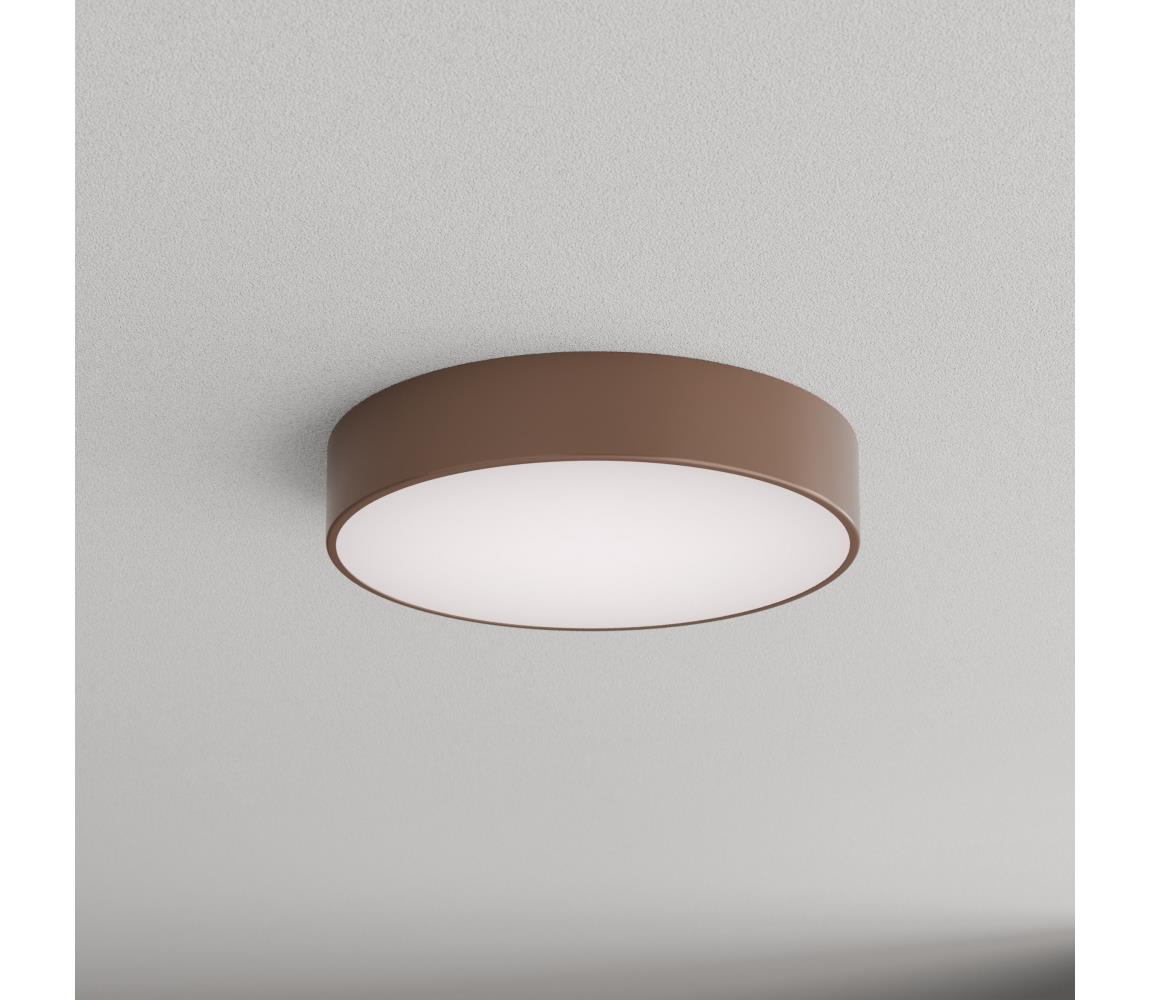 Brilagi - Lampa sufitowa do łazienki z czujnikiem CLARE 3xE27/24W/230V śr. 40 cm brązowa IP54