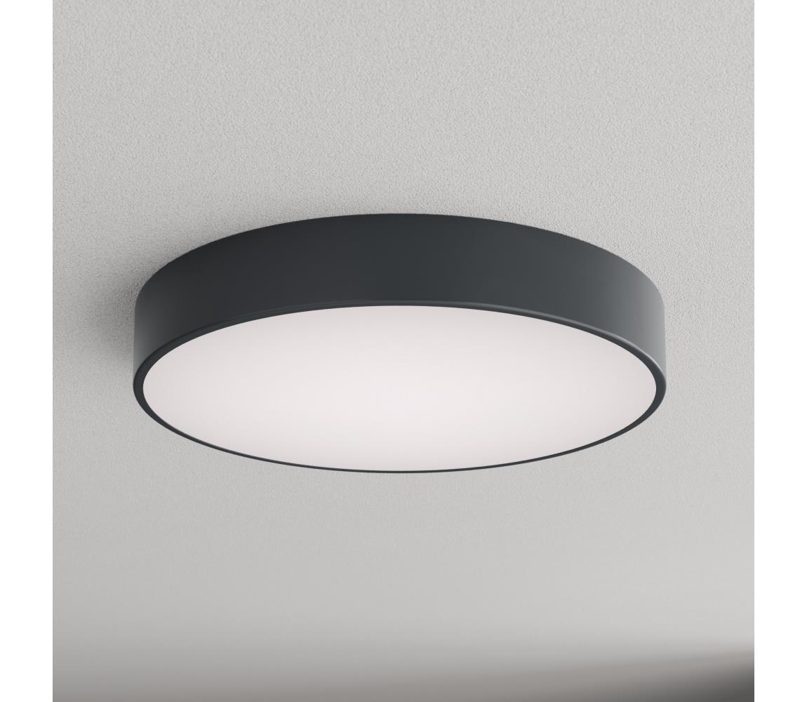 Brilagi - Lampa sufitowa do łazienki z czujnikiem CLARE, 4x E27, maks. 24 W, 230 V, Ø50 cm, antracyt, IP54