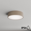 Brilagi - Lampa sufitowa do łazienki z czujnikiem CLARE 2xE27/24W/230V Ø 30 cm IP54 beżowa